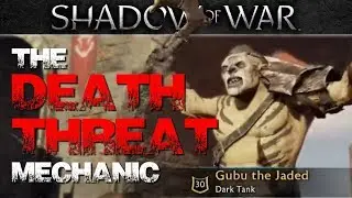How DEATH THREAT works in SHADOW OF WAR