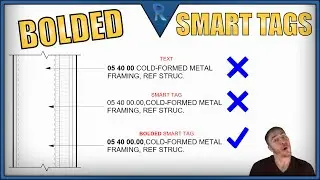 How to BOLD Portion of Smart Tag | Revit