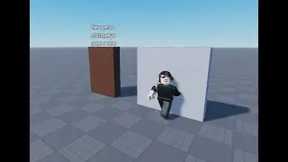 Как сделать проходимую стену и дверь в Roblox Studio?