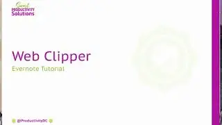 Evernote Web Clipper