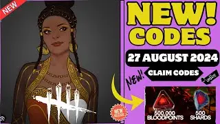 DBD Codes 27-August 2024, Dead by Daylight Free Bloodpoints Redeem Code Free Skins hats
