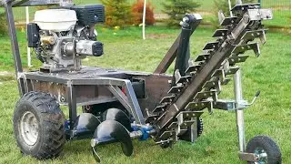 Making Hydraulic Trencher Powered by a Gas Engine 15hp