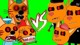 ТРИ КОТА.EXE VS ТРИ КОТА НЕ EXE ! - Три Гопа против Три Гопа EXE - Реакция