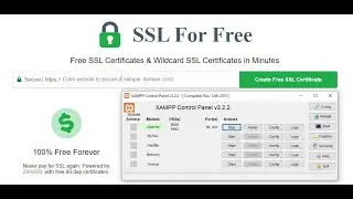 Full tutorial configure Free SSL in Apache Xampp Windows #Selfnotes