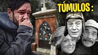 VISITA AO TÚMULO DO CHAVES, SEU MADRUGA E BRUXA DO 71.