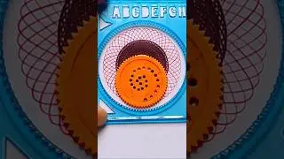 Perfect Circle ⭕ || draw spirograph easily #shorts #ytshorts #art #viralshorts