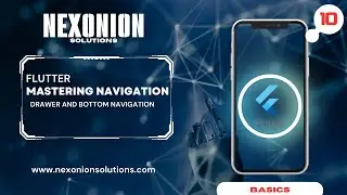 Mastering Flutter Navigation: Drawer and Bottom Navigation Bar Widgets | Flutter UI Design