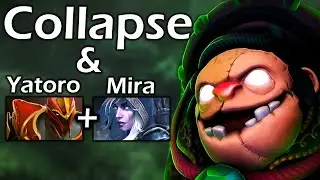 3 игрока Team Spirit попались в одной команде! - Collapse Pudge 7.35 DOTA 2