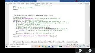 Count the number of lines in a file using Matlab