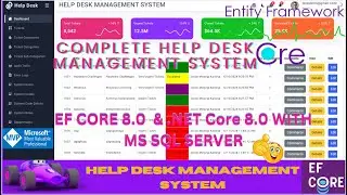 🚀COMPLETE HELP DESK MANAGEMENT SYSTEM EF CORE .NET CORE ll.NET 8.0 TICKETS,USERS,ROLES,AUDIT LOGS🚀💥