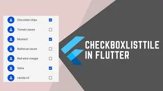 CHECKBOXLISTTILE IN FLUTTER APP DEVELOPMENT || JOOKATE'S FLUTTER