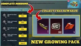 Get Free Material in (Growing Pack) New Growing Pack Full Explain 🤩 #pubgmobile