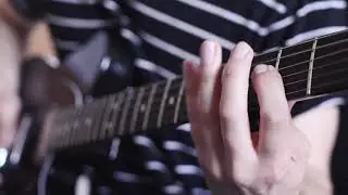 A Man Playing an Electric Guitar   No copyright Footage   Copyright Free video   Free stock footage