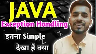 Exception Handling Wow Topic Of JAVA | Exception VS Error | Real Example | aadiandjava