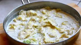 Ravioli in White Sauce Recipe