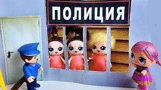THREE FAKE LOL IN JAIL! ALL THE DOLLS WERE SAVED BY THE PILOT😲 Funny dolls cartoons Darinelka