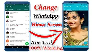 how to change photo in WhatsApp homepage in tamil