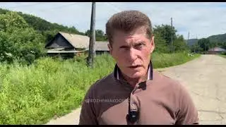 В Приморье дождевой паводок снёс мост