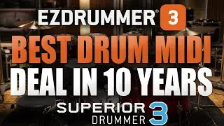 Best Toontrack Drum Midi Deal in over 10 years EZDrummer 3 and Superior Drummer