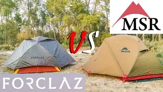Is it worth carrying extra pounds for the sake of comfort? |MSR Elixir 2 vs Forclaz MT900 Comparison
