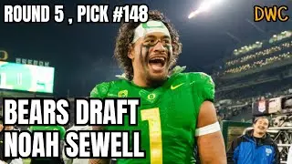 Bears Draft LB Noah Sewell : Best Sewell in NFC North? || Reaction + Breakdown