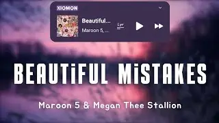 Maroon 5 & Megan Thee Stallion - Beautiful Mistakes | Lyrics Video