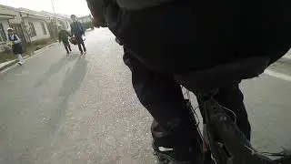 Как он едет Трёхколёсный электровелосипед.👍 часть-3