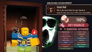 DOORS get Hotel Hell Badge 150% Modifiers & No Shop EASY - Full Walkthrough