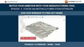 Fusion 360 Nesting & Fabrication Webinar Introduction Demo