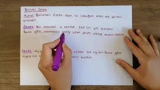 6. Sınıf Matematik | Oran Konu Anlatımı | Birimsiz Oran, Birimli Oran, Birimleri Dönüştürme