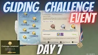 Genshin Impact Gliding Challenge Day 7 - Leap Of Faith