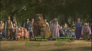Shrek - DVD menú