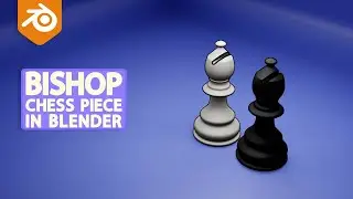 How to create a BISHOP in Blender (Chess Piece)