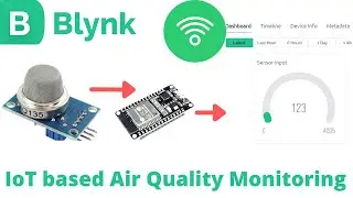 IoT based Air quality Monitoring system | Air pollution monitoring using MQ135 & ESP32 #IoT #esp32