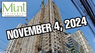 SMDC MINT RESIDENCES CHINO ROCES MAKATI CONSTRUCTION UPDATES l NOVEMBER 4, 2024