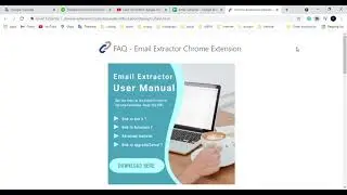 email extractor    Google Chrome extension