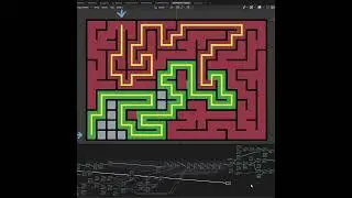 Blender Geometry Nodes Maze Generator using Randomized Depth-first Search #geometrynodes #b3d