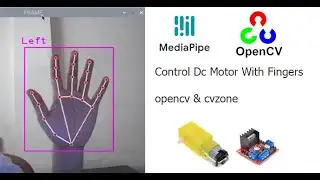 opencv raspberry pi 4 dc motor l298n | opencv dc motor raspberry pi 4 l298n | computer vision