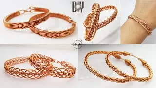 4 most popular unisex bracelet from copper wire | easy tutorial that anyone can do
