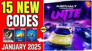 ASPHALT LEGENDS UNITE CODES JANUARY 2025 🎁 REDEEM CODE ASPHALT 9