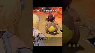 This Natlan creature is so cute!  #genshinimpact  #genshinupdate #patch