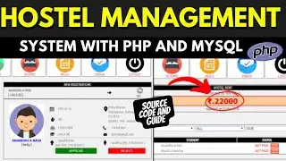 Hostel management system in PHP and MYSQL | PHP PROJECT
