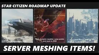 STAR CITIZEN Roadmap Update SERVER MESHING IS TAKING SHAPE