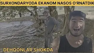 SURHONDARYODA SUVIMIZ CHIQDI DEHQONLAR MAMNUN ISHIMIZDAN#BahromUz