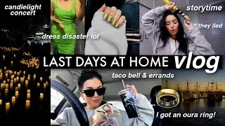 the last days, storytime, oura ring, new nails, taco bell, homemade truffles // vlog