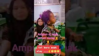 viral anak jaman skrng denger lagu tik tok langsung joget.🤦