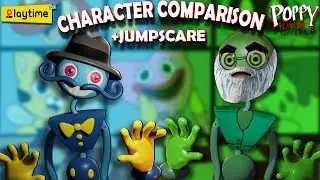 Character Comparison + Jumpscare Part 52 Daddy Long Legs + Grandpa Long Legs Poppy playtime Chapter