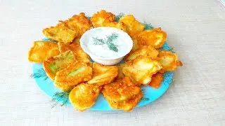 Съедаются Моментально! Обалденные Кабачки в кляре!