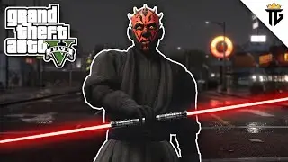 GTA 5 - Darth Maul | Star Wars Overhaul (4K Ultra HD Gameplay)