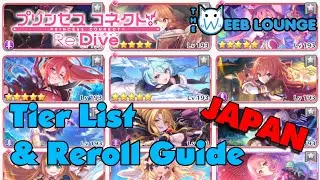 Tier List and Reroll Guide for JP Servers - Princess Connect Re:Dive - Beginners Guide